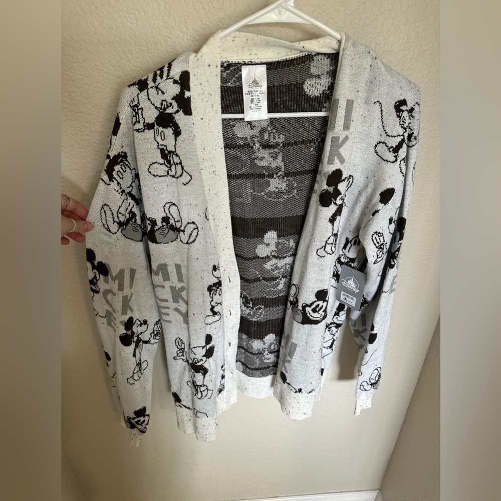 Grey Mickey Cardigan